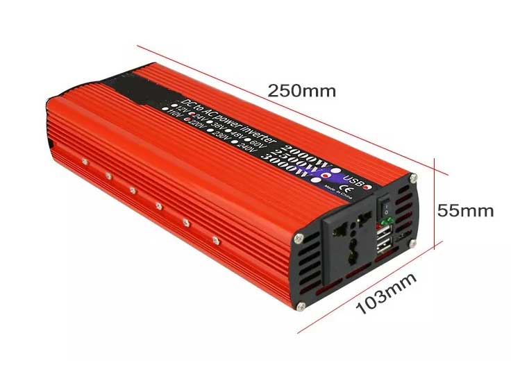 Invertor 12V 3000W cu USB