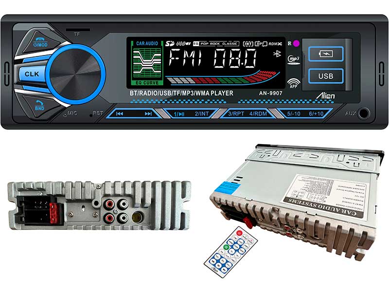 MP3 player auto TF USB BT si port USB incarcare AN 9907 Alien