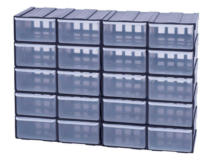Organizator 2X10 sertare modular 22.5X15.5X10cm