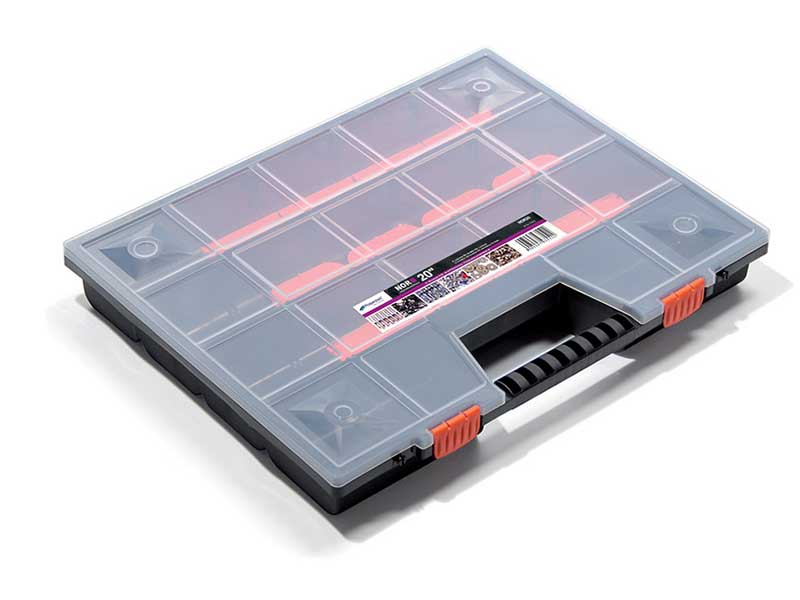 Organizator portabil 19 compartimente 49X39X6.5 NOR20