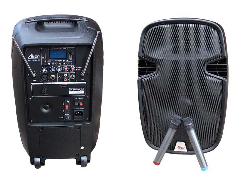 Incinta activa 10inch 2110ADM-CB USB SD FM BT ACCU 2MIC Alien