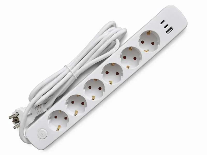 Prelungitor 6cai cu USB+tip C 3m